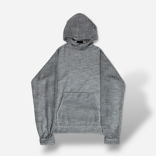 Grid Hoodie- Oversized Net Hoodie