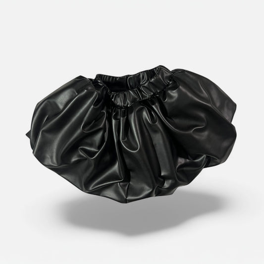 Bubble Leather skirt